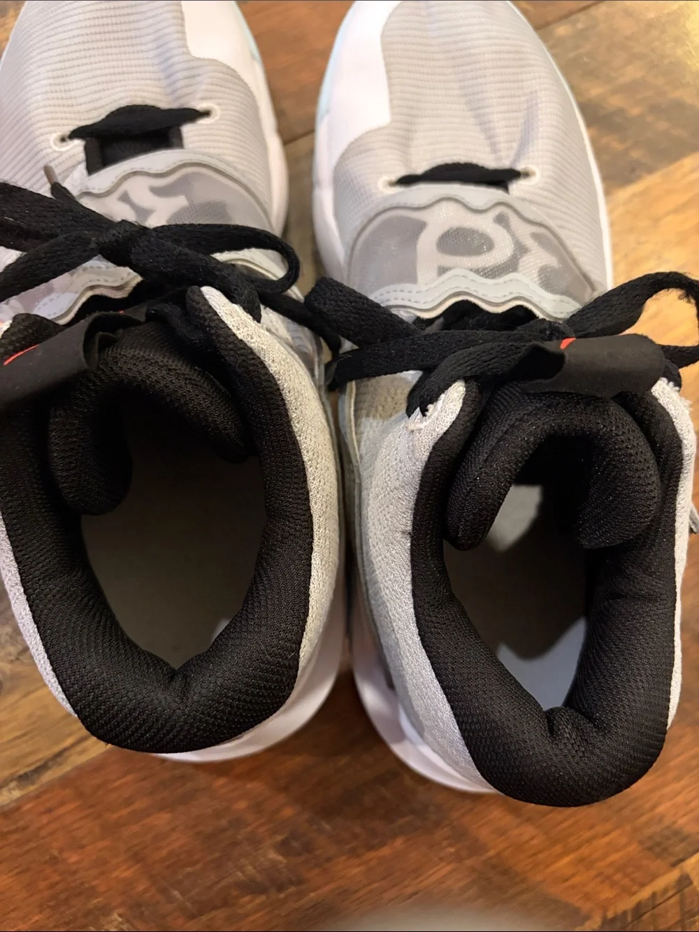 Men’s Gray and Orange KD Trey X7 Basketball Sneakers